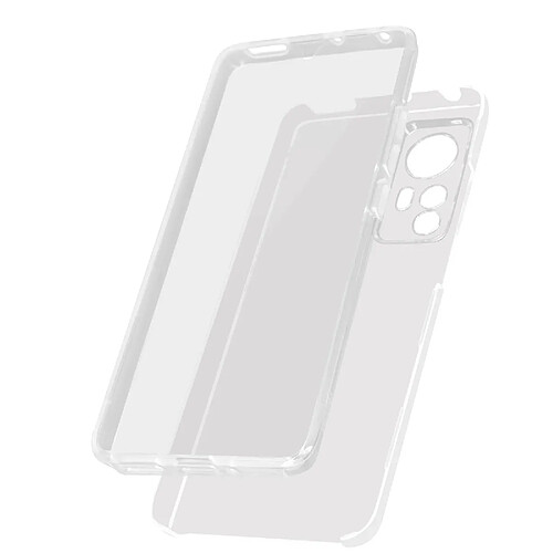 Avizar Coque intégrale Xiaomi 12 et 12X Arrière Rigide et Avant Souple transparent