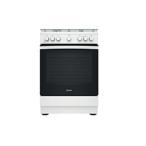 Cuisinière mixte 69l 4 feux blanc - IS67M5PCWFR - INDESIT