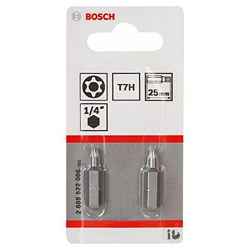 Bosch 2608522006 Embout de vissage security-torx qualité extra-dure T7h 25 mm