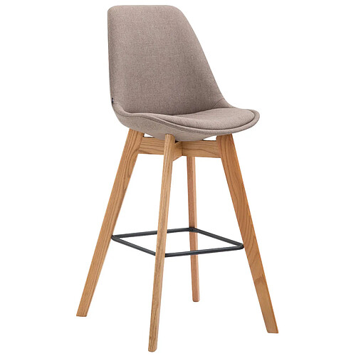 Non Tabouret de bar Metz tissu Natura