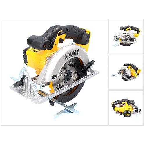 DeWalt DCS 391 N 18 V XR Li-Ion Scie circulaire sans fil - lame de 165 mm - sans Batterie ni Chargeur