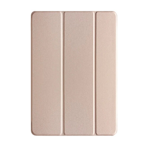 Etui en PU + TPU triple pli or pour votre Apple iPad 10.2 (2019)