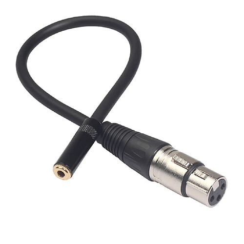 rca / xlr femelle vers xlr male xlr adaptateur câble audio casque ligne 30cm b