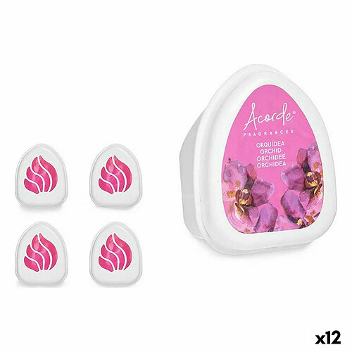 Acorde Set de désodorisants Orchidée 50 g (12 Unités)