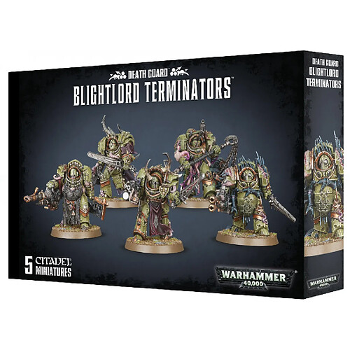 Games workshop Warhammer 40k - Death Guard Blightlord Terminators