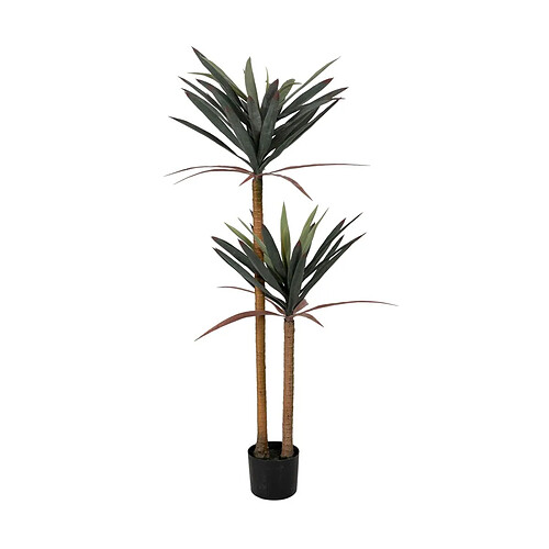 BigBuy Home Plante décorative Caoutchouc polypropylène yucca 40 x 40 x 125 cm