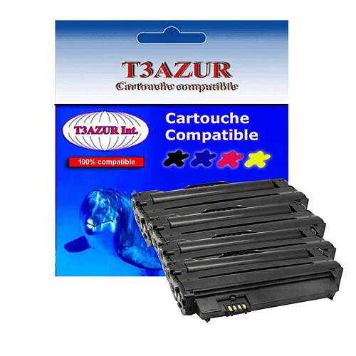 4 Toners Laser compatibles pour Samsung SF650, SF650P, SF651F (MLT-D1052L) - 2 500 pages - T3AZUR