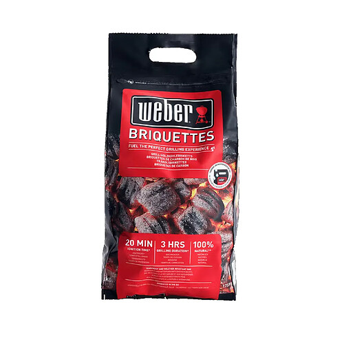 Sac de 4kg de briquettes - 17590 - WEBER