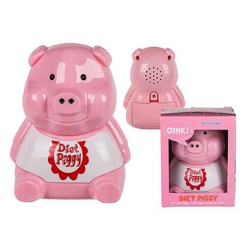 Cochon électronique aidant pour le régime - 10 cm - Rose