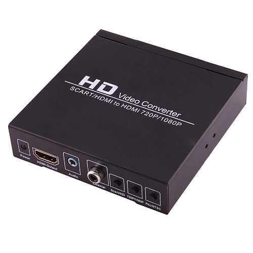 Wewoo NK-8S PÉRITEL + HDMI vers HDMI 720P / 1080P Vidéo HD Convertisseur adaptateur Scaler Box