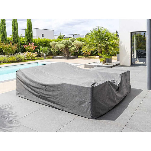 Housse pour salon de jardin Hambo S gris - 175 x 175 x 90 cm - Hespéride