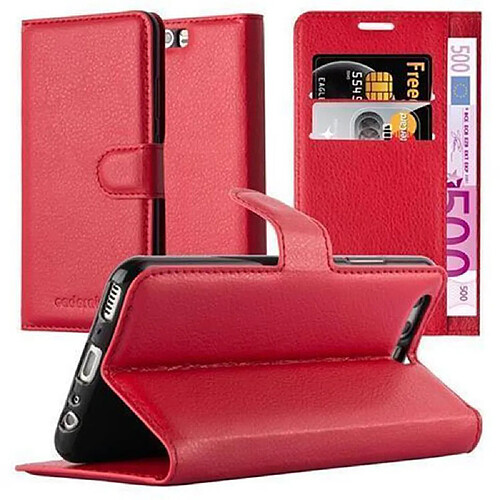 Cadorabo Coque Huawei P10 Etui en Rouge