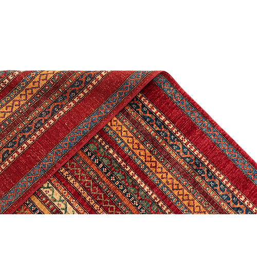 Vidal Tapis de laine 293x194 rouge Torkman