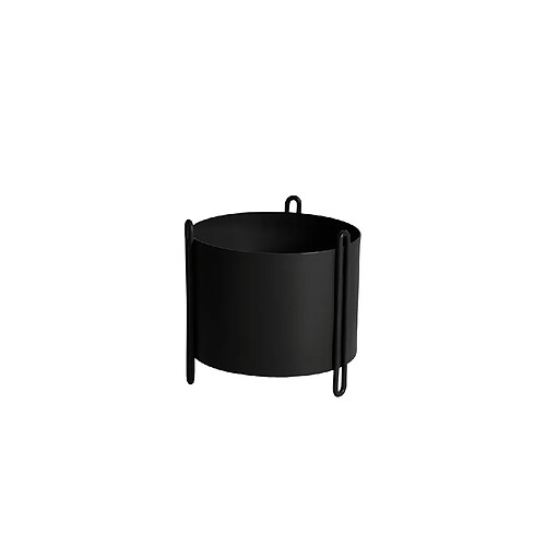 Woud Pot de fleurs Pidestall - S - noir