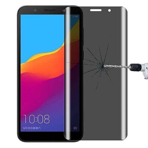 Wewoo Film de verre trempé Protecteur d'écran anti-éblouissement confidentialité pour Huawei Honor 7A 9Hdureté de surface 180 degrés