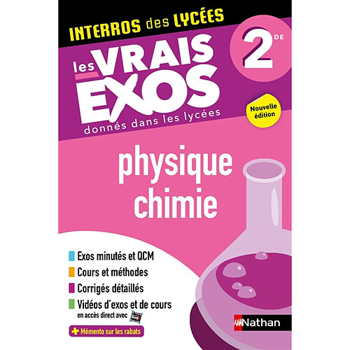 Physique chimie 2de : les vrais exos donnés dans les lycées · Occasion