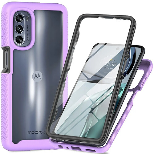 Coque en TPU anti-chute pour votre Motorola Moto G62 5G - violet