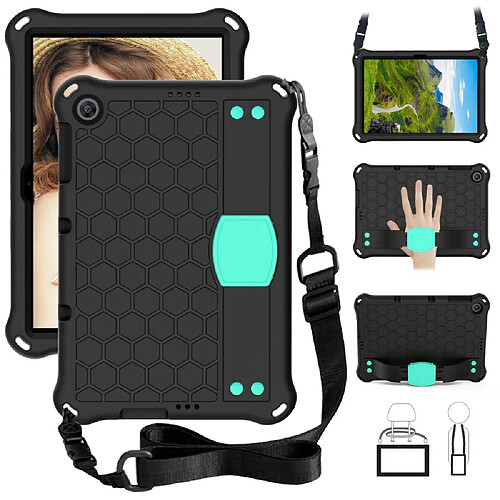 Coque en TPU noir/vert menthe pour votre Huawei Enjoy Tablet 2 10.1/MatePad T 10S 10.1 pouces/T 10 9.7 pouces/Honor Pad 6 10.1 pouces/X6 10.1 pouces