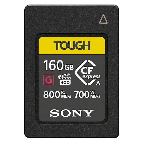 SONY Carte Cfexpress Type A : 160GB/800Mbps