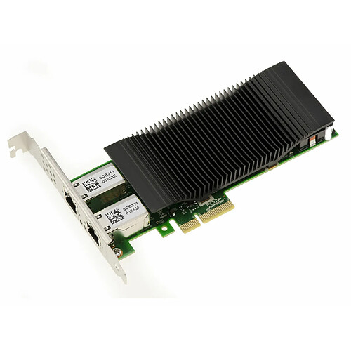 Kalea-Informatique Carte 2 Ports Gigabit Ethernet sur Port PCIe 4x Power Over Ethernet PoE+ 30W INTEL I350