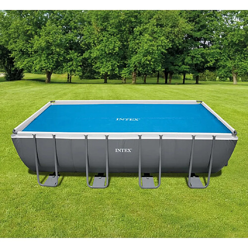 INTEX Couverture solaire de piscine Bleu 538x253 cm Polyéthylène