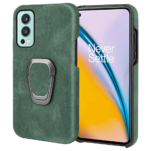 Coque en TPU + PU avec béquille, vert pour votre OnePlus Nord 2 5G