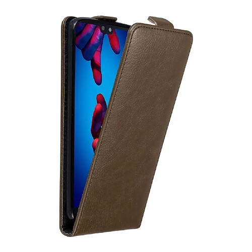 Cadorabo Coque Huawei P20 Etui en Marron