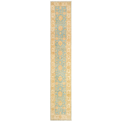 Vidal Tapis de couloir en laine 448x76 beige Kaizar