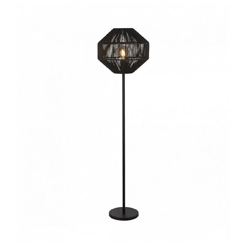 Searchlight Lampadaire en osier 1 litre, osier noir