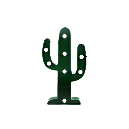 Heart Of The Home Cactus Décoration LED - 15 x H. 26 cm - Vert