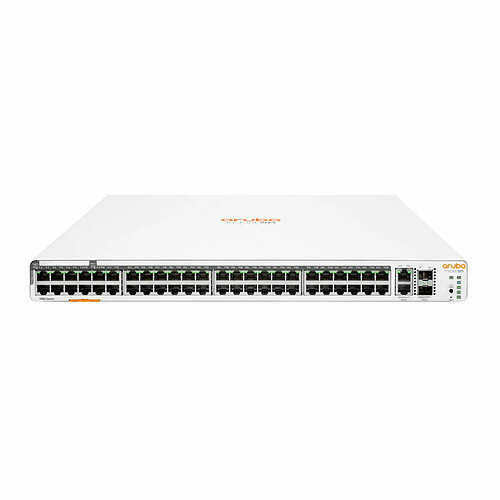 Aruba, a Hewlett Packard Enterprise company Aruba Instant On 1960 48G 40p Class4 8p Class6 PoE 2XGT 2SFP+ 600W Géré L2+ Gigabit Ethernet (10/100/1000) Connexion Ethernet, supportant l'alimentation via ce port (PoE) 1U Blanc