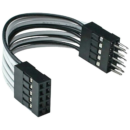 Extension interne USB InLine® 2x 5 broches mâle à femelle direct 5cm