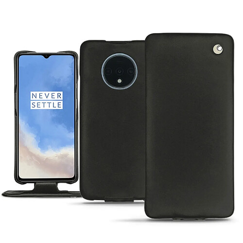 Housse cuir OnePlus 7T - Rabat vertical - Noir ( Nappa / Black ) - NOREVE