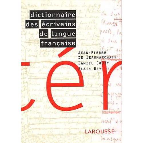 Dictionnaire des écrivains de langue française · Occasion