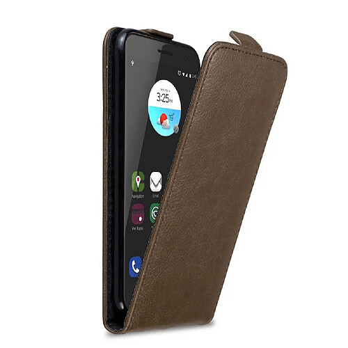 Cadorabo Coque ZTE Blade V7 Etui en Marron