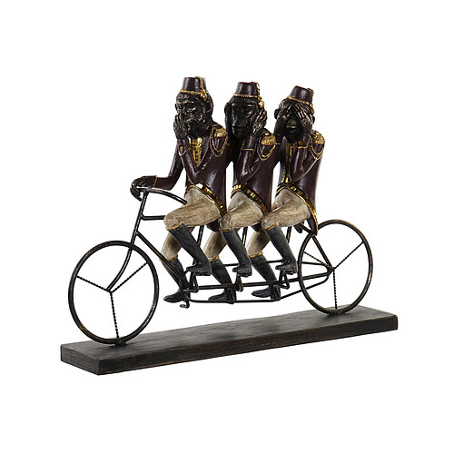 Figurine Décorative DKD Home Decor Tricycle Métal Résine Vintage Singe (40 x 9 x 31 cm)