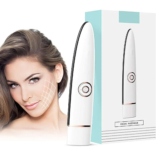 Chrono Dispositif de beauté ultrasonique, Appareil facial RF EMS appareil de beauté, Appareil de levage facial de thérapie légère de rf,Blanc