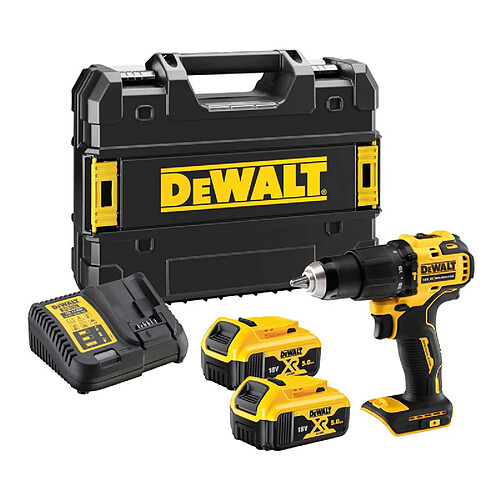 Perceuse visseuse percussion 18v 5ah - Poids : 1,5 kg - Version : DCD709P2T - DEWALT