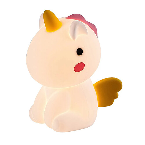 Lampe pour enfants Rabalux, licorne, LED RGB, blanc chaud, IP20, Unicoo