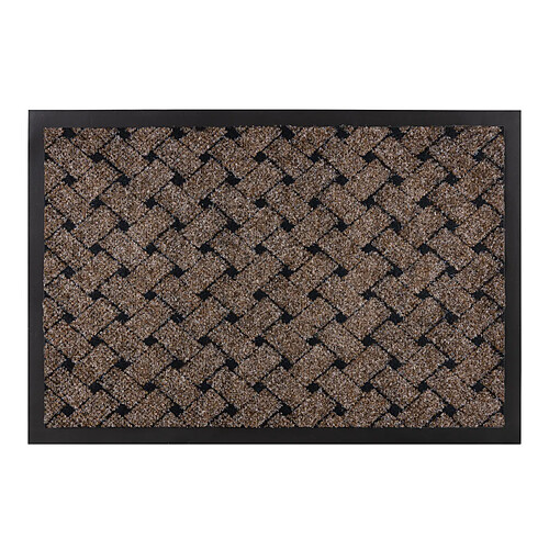 RUGSX Paillasson antidérapant VECTRA 7764 extérieur, intérieur marron 40x60 cm