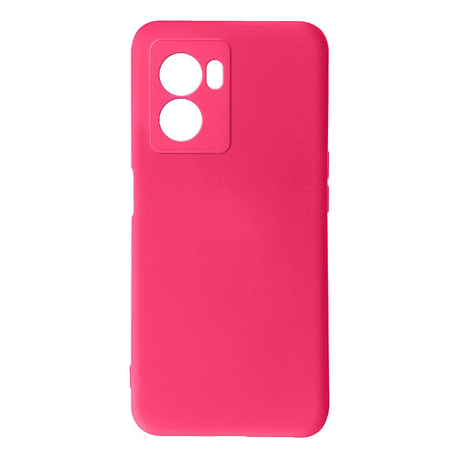 Avizar Coque pour Oppo A77 et A57 Semi-rigide Soft-touch Fine Fuchsia