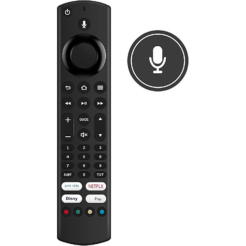 SANAG Telecommande Vocale Remplacee Convient Pour Ferguson Fire Tv F3220Fr F4020Afr F4320Afr F3220Afr F4020Fr F4320F Und Arbeiten Sie Für Tcl Tv 55Cf630K 50Cf630K