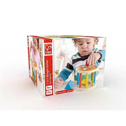 Hape E0500 Jeu de formes 1-2-3