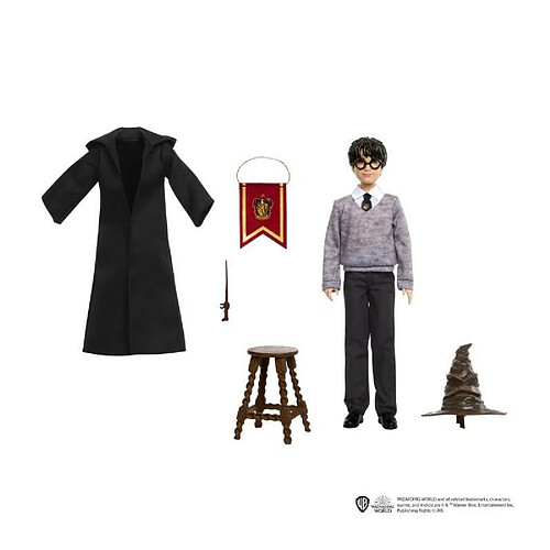 HARRY & LE CHOIXPEAU MAGIQUE - MATTEL - HND78 - POUPEE MANNEQUIN HARRY POTTER