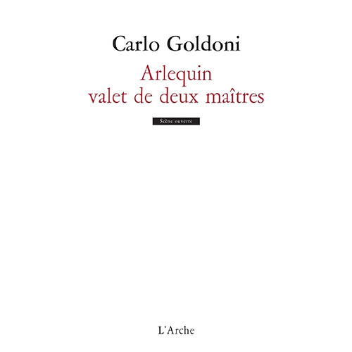 Arlequin, valet de deux maîtres · Occasion