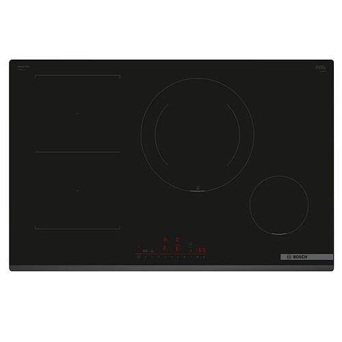 Table de cuisson induction 80cm 4 feux 7400w noir - PVS831HC1E - BOSCH