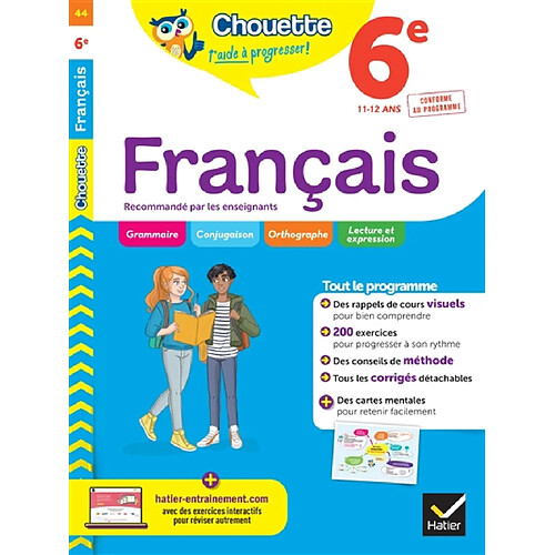 Français 6e, 11-12 ans : conforme au programme