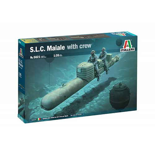 Italeri Maquette Sous-marins S.l.c. Maiale With Crew