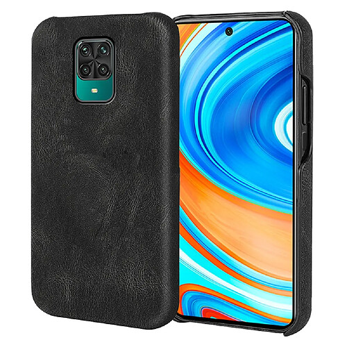 Coque en TPU + PU anti-rayures noir pour votre Xiaomi Redmi 9 Pro/Redmi 9 Pro Max/Redmi Note 9S