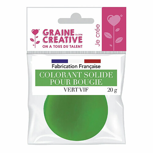 Graines Creatives Colorant solide pour bougie 20 g Vert